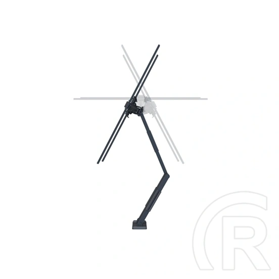 Multibrackets M VESA Flexarm Thin fali konzol (32"-55", VESA 600x400, max. 30 kg, fekete)