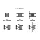 Multibrackets M VESA Flexarm Tilt & Turn III fali konzol (32-50", max. VESA 400x400 mm, 25 kg, fekete)