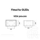 Multibrackets M VESA SuperSlim Tilt&Turn HD fali konzol (40-86", VESA 100x100-400x400, dönthető, 65 kg, fekete)