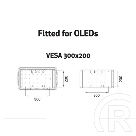 Multibrackets M VESA SuperSlim Tilt&Turn HD fali konzol (40-86", VESA 100x100-400x400, dönthető, 65 kg, fekete)