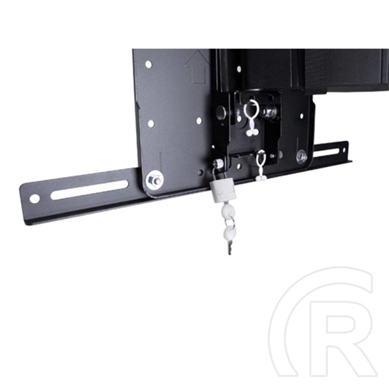 Multibrackets M VESA Super Slim fali konzol (32"-65", max. VESA 400x400, dönthető, forgatható, fekete, 40 kg)