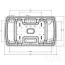 Multibrackets M VESA Super Slim fali konzol (32"-65", max. VESA 400x400, dönthető, forgatható, fekete, 40 kg)