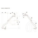 Multibrackets M gázrugós asztali konzol (15-34", VESA 75x75/100x100, max. 10 kg, ezüst)