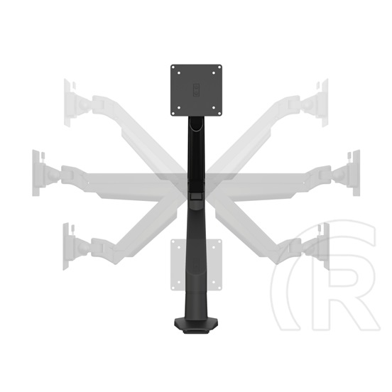 Multibrackets M gázrugós asztali konzol (15-34", VESA 75x75/100x100, max. 10 kg, ezüst)