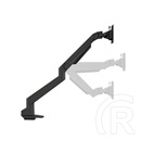 Multibrackets M gázrugós egykaros asztali konzol (15-34", VESA 75x75/100x100, max. 10 kg, fekete)