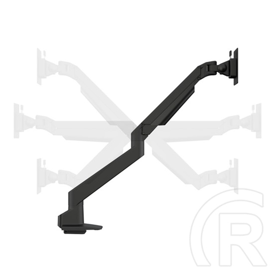 Multibrackets M gázrugós egykaros asztali konzol (15-34", VESA 75x75/100x100, max. 10 kg, fekete)