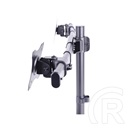 Multibrackets asztali konzol (2 képernyős, 15-27", VESA 75x75/100x100 mm, 8 kg/monitor, dönthető, forgatható, fekete)