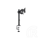 Multibrackets asztali konzol (2 képernyős, 15-27", VESA 75x75/100x100 mm, 8 kg/monitor, dönthető, forgatható, fekete)