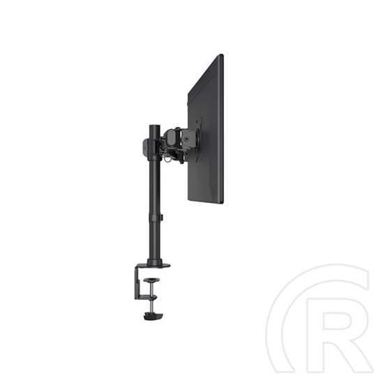 Multibrackets asztali konzol (2 képernyős, 15-27", VESA 75x75/100x100 mm, 8 kg/monitor, dönthető, forgatható, fekete)