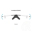 Multibrackets asztali monitorállvány, 3 képernyős rögzítőkar (15–24", VESA 75x75/100x100, dönthető, forgatható, fekete)