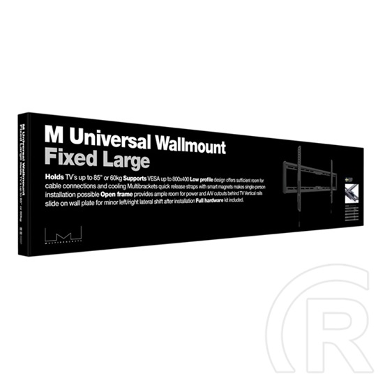 Multibrackets fix fali konzol (40-86", VESA: 200x200, 300x200, 300x300, 400x200, 400x300, 400x400, 600x300, 600x400, 70