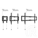 Multibrackets fix fali konzol (40-86", VESA: 200x200, 300x200, 300x300, 400x200, 400x300, 400x400, 600x300, 600x400, 70