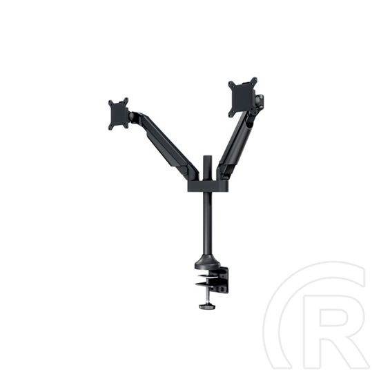 Multibrackets gázrugós 2 karos asztali monitor konzol (15-32", VESA 75x75/100x100, max. 10 kg, fekete)