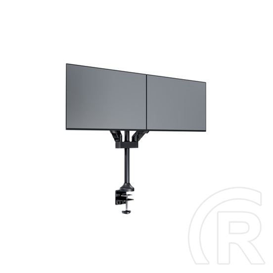 Multibrackets gázrugós 2 karos asztali monitor konzol (15-32", VESA 75x75/100x100, max. 10 kg, fekete)