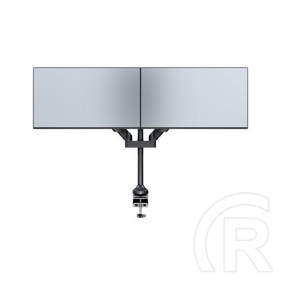 Multibrackets gázrugós 2 karos asztali monitor konzol (15-32", VESA 75x75/100x100, max. 10 kg, fekete)