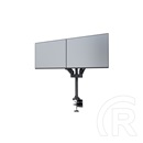 Multibrackets gázrugós 2 karos asztali monitor konzol (15-32", VESA 75x75/100x100, max. 10 kg, fekete)