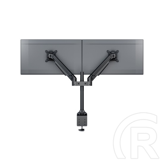 Multibrackets gázrugós 2 karos asztali monitor konzol (15-32", VESA 75x75/100x100, max. 10 kg, fekete)