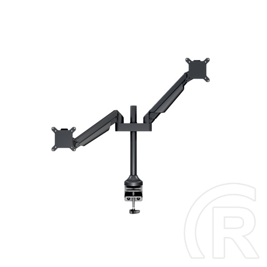Multibrackets gázrugós 2 karos asztali monitor konzol (15-32", VESA 75x75/100x100, max. 10 kg, fekete)
