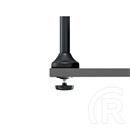 Multibrackets gázrugós 2 karos asztali monitor konzol (15-32", VESA 75x75/100x100, max. 10 kg, fekete)