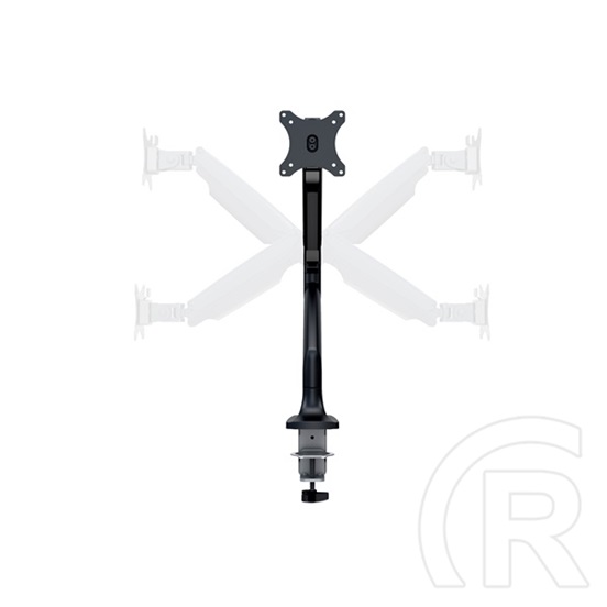 Multibrackets gázrugós asztali monitor konzol (15"-30", VESA 75x75/100x100, max. 9 kg, fekete)