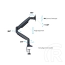 Multibrackets gázrugós asztali monitor konzol (15"-30", VESA 75x75/100x100, max. 9 kg, fekete)