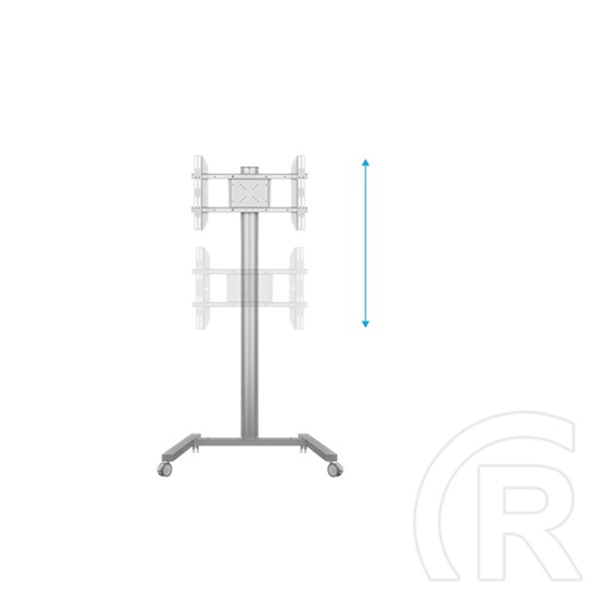 Multibrackets gurulós padlóállvány M Display Stand 180 Single (24-65", VESA 700x400, 50 kg, ezüst)