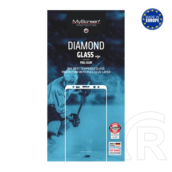 Myscreen Google Pixel 9 Pro XL  diamond glass edge képernyővédő üveg (2.5d, full glue, 0.33mm, 9h) fekete