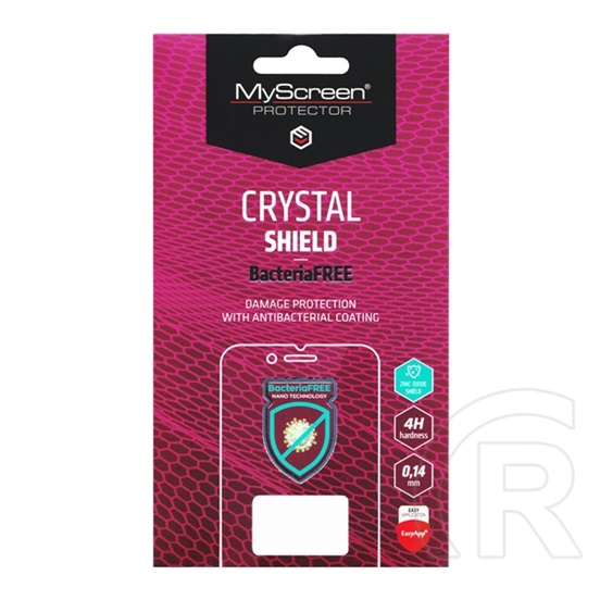 Myscreen Honor X6 (2022) crystal bacteriafree képernyővédő fólia (antibakteriális, 4h, nem íves) átlátszó