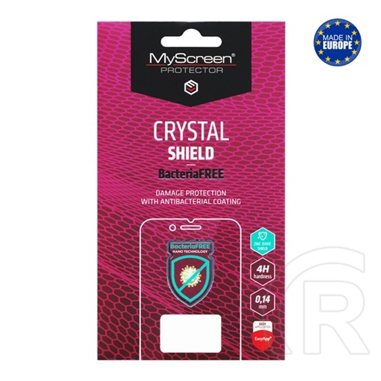 Myscreen Realme C55 crystal bacteriafree képernyővédő fólia (antibakteriális, 4h, nem íves) átlátszó