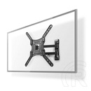 NEDIS TVWM1530BK fali TV/monitor tartó (23"-55", VESA 100x100-400x400, 30 kg, dönthető, forgatható, fekete)