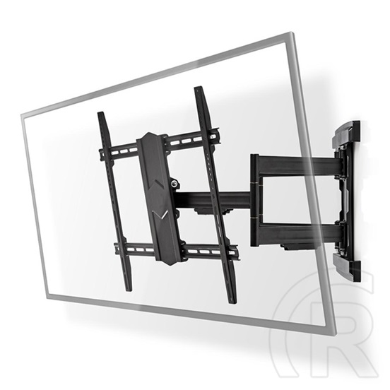 NEDIS TVWM6570BK fali tartó konzol (43"-100", VESA 400x200-800x600, max 70 kg, dönthető 15°, forgatható 0-180°, fekete