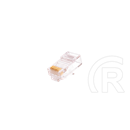 NIKOMAX Csatlakozó Dugó UTP, CAT6, RJ45/8P8C, 50 µ, univerzális, 100 db-os csomag