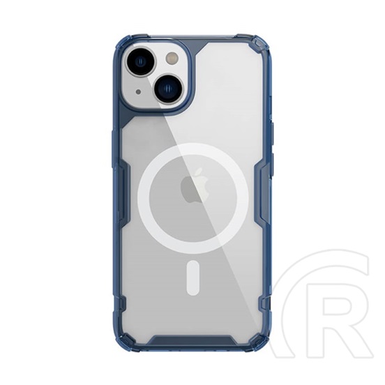 NILLKIN Apple iPhone 14 Plus nature pro magnetic védő (közepesen ütésálló, légpárnás sarok, magsafe rögzítés) sötétkék