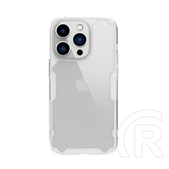 NILLKIN Apple iPhone 14 Pro Max nature pro telefonvédő (szilikon keret, közepesen ütésálló, légpárnás sarok) átlátszó