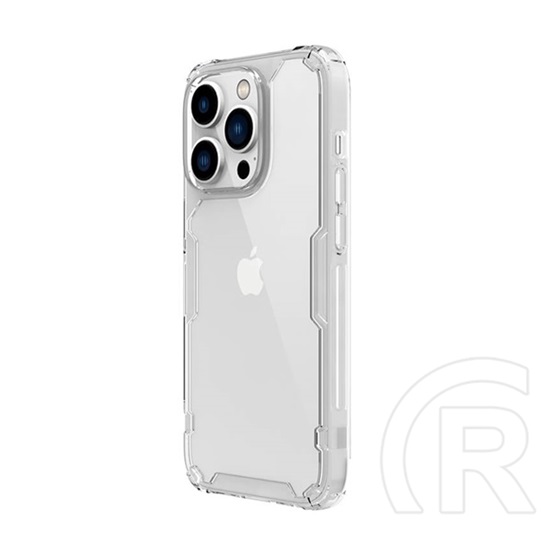 NILLKIN Apple iPhone 14 Pro Max nature pro telefonvédő (szilikon keret, közepesen ütésálló, légpárnás sarok) átlátszó