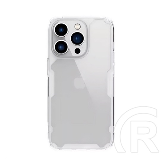 NILLKIN Apple iPhone 14 Pro nature pro telefonvédő (szilikon keret, közepesen ütésálló, légpárnás sarok) átlátszó