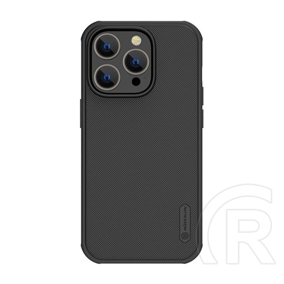 NILLKIN Apple iPhone 14 Pro super frosted pro magnetic telefonvédő (közepesen ütésálló, magsafe rögzítésű) fekete