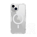NILLKIN Apple iPhone 14 nature pro magnetic telefonvédő (közepesen ütésálló, légpárnás sarok, magsafe rögzítés) átlátszó
