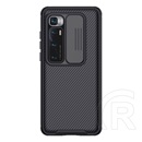 NILLKIN CAMSHIELD PRO műanyag telefonvédő ( Xiaomi Mi 10 Ultra szilikon keret, közepesen ütésálló, kamera védelem)fekete