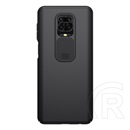 NILLKIN CAMSHIELD műanyag telefonvédő ( Xiaomi Redmi Note 9S szilikon keret, közepesen ütésálló, kamera védelem) fekete
