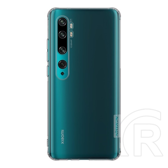 NILLKIN NATURE Xiaomi Mi Note 10 Pro szilikon telefonvédő (közepesen ütésálló, légpárnás sarok, ultravékony) szürke