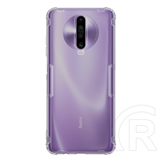 NILLKIN NATURE Xiaomi Redmi K30 / K30 5G szilikon védő (közepesen ütésálló, légpárnás sarok, 0.6 mm, ultravékony) szürke