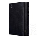 NILLKIN QIN Sony Xperia L1 (G3312) tok álló, bőr hatású (Flip, oldalra nyíló, bankkártya tartó) fekete
