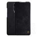 NILLKIN QIN Xiaomi Redmi K30 / K30 5G tok álló, bőr hatású (Flip, oldalra nyíló, bankkártya tartó) fekete