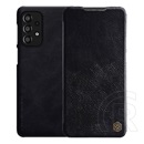 NILLKIN Samsung Galaxy A13 4G (SM-A135F / A137F) qin tok álló, bőr hatású (flip, bankkártya tartó) fekete