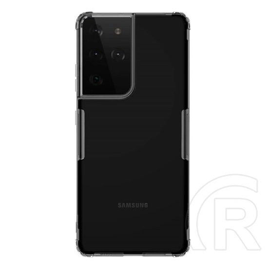 NILLKIN Samsung Galaxy S21 Ultra (SM-G998) 5G nature védő (, légpárnás sarok, 0.6 mm, ultravékony) szürke
