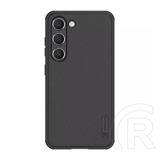 NILLKIN Samsung Galaxy S23 Plus (SM-S916) super frosted pro műanyag védő (, gumírozott, érdes felület) fekete