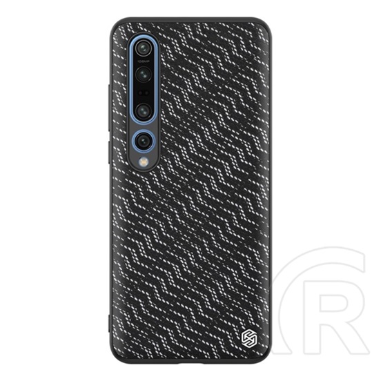 NILLKIN TWINKLE Xiaomi MI 10 Pro 5G szilikon védő (közepesen ütésálló, műanyag hátlap, környezetbarát, csillogó) ezüst