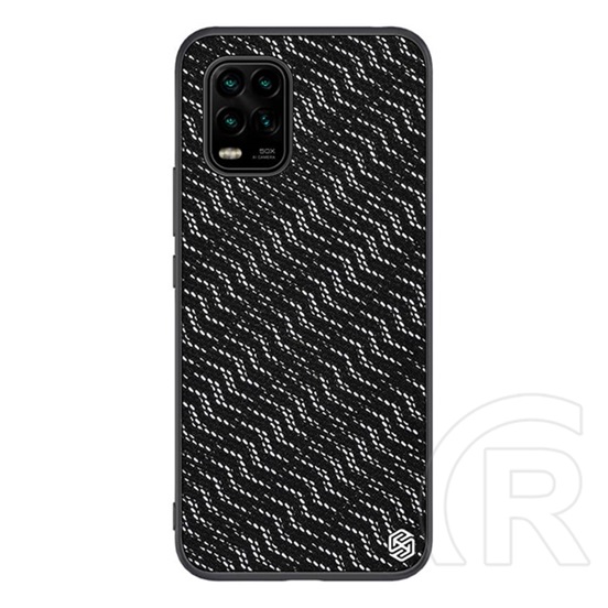 NILLKIN TWINKLE Xiaomi Mi 10 Lite 5G szilikon védő (közepesen ütésálló, műanyag hátlap, környezetbarát, csillogó) ezüst