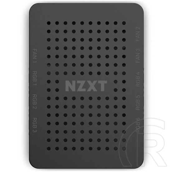 NZXT AC-CRFR0-B1 RGB és ventilátorvezérlő (3 ventilátorcsatorna PWM/DC, 6 RGB csatorna, USB 2.0 belső header, SATA táp,